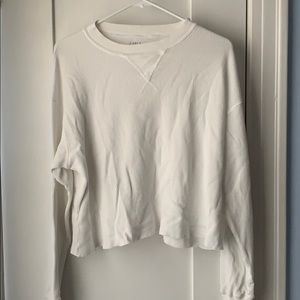 Cut-bottom long sleeved thermal shirt!